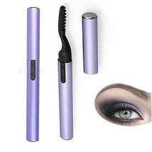 Color: Silver - Lovely Lash Portable Heated Eyelash Curler For Instant Curvy las - $890.67 MXN