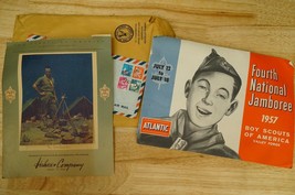 Vintage BSA Boy Scouts Ad Paper 1957 4th National Jamboree Valley Forge PA - $19.79