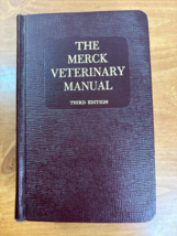 1967 The Merck Veterinary Manual Third Edition -- Hardcover -- Thumb Indexed - £17.18 GBP