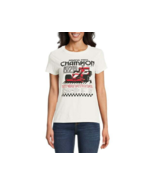 Champion Auto Women&#39;s Polyester Short Sleeve T-shirt Winter White Size X... - $17.81