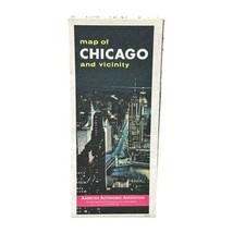 1975 Vintage AAA Chicago Illinois and Vicinity Street Highway Road Map - $6.92