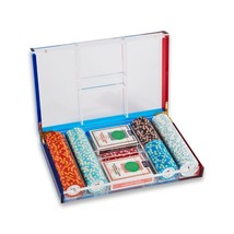 Bey Berk Dylan Acrylic Poker set with 200 Casino Grade Chips - £118.75 GBP