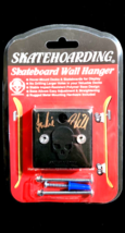Frankie Hill Signed Skatehoarding Skateboard Deck Wall Hanger Gold Autog... - £12.03 GBP