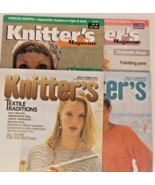 Vintage Knitters Knitting Patterns Magazine 1994 Lot of 4 KNITTERS - $23.00 CAD