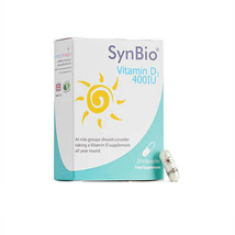 SynBio Vitamin D3 400 IU Capsules x 30 - £3.90 GBP