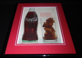 1966 Coca Cola Coke Ice Cubes 11x14 Framed ORIGINAL Vintage Advertisement - £35.29 GBP