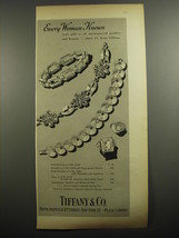 1954 Tiffany &amp; Co. Jewelry Ad - Every Woman Knows - £14.50 GBP