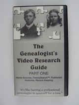 The Genealogist&#39;s Video Research Guide Part 1 VHS Video Tape - £23.73 GBP