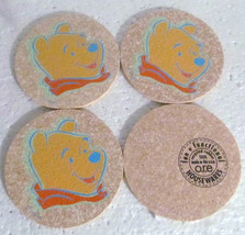 Disney Winnie The Pooh Recycled Rubber Coasters By O.R.E Housewares Set of 4 - £15.01 GBP