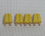 Novelty Buttons (new) 3/4&quot; (4) POPSICLE - YELLOW - $4.14