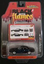 Johnny Lightning Street Freaks Black with Flames 1970 Plymouth Cuda 340 - $9.99
