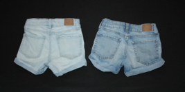 Aero Jean Shorts Cutoffs Destroyed  Women&#39;s Size 000 Lot of 2 Cuffed - $22.50