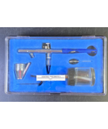 Blue Central Pneumatic Air Brush Kit w/Case UNTESTED Complete new 95810 - £10.94 GBP