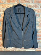 Women’s Lane Bryant Blazer Coat Work Wear Gray Size 26 - £19.62 GBP