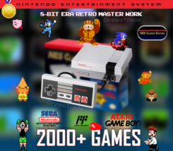 NES Classic 2000+ Games Nintendo Entertainment System Mini Console - £140.75 GBP