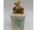 VTG Enesco Cherished Teddies Figurine Noel Blocks 176109 Christmas 1996 ... - £11.36 GBP