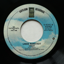 Linda Ronstadt - Someone To Lay Down Beside Me/Crazy 45 rpm Single 7&quot; - $6.21