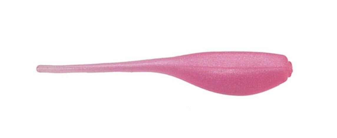 Bobby Garland Swimming Pan Minnow1 Soft Bait, 2.5&quot; Long, Pink, Pack of 5 - $2.95