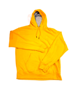 Champion Hoodie Men&#39;s Large Yellow Sweater Pullover Fleece Logo-Large - €19,40 EUR