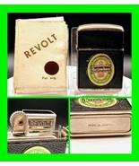 Vintage Arthur Dubsky Revolt Heineken Petrol Lighter With Box - In Worki... - £58.14 GBP