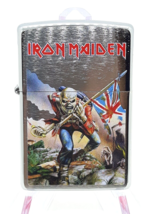 Iron Maiden Trooper Authentic Zippo Street Chrome # 29432  - £23.17 GBP