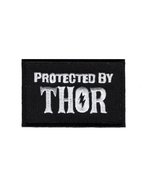 Protected by Thor Viking Odin Embroidered 3 inch Hook Patch by Miltacusa - £7.16 GBP