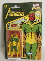 Vision Toy Comic Action Figure Avengers Marvel Legends 3.75&quot; Retro Collection - £11.79 GBP