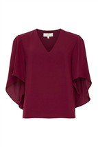 Anna Cate nina top in BEET RED - £94.68 GBP