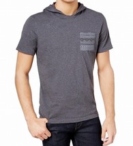 BAR III Gray Men&#39;s,Graphic Pocket Hooded Crew T-Shirt, Size:Small  , MSR... - $18.80