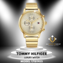 Tommy Hilfiger Mujer Cuarzo Acero Inoxidable Oro Dial 38mm Reloj 1781905 - £91.29 GBP