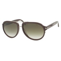 Tom Ford Geoffrey 779 48B Brown Silver Gradient Lens Men&#39;s Sunglasses 58... - £138.84 GBP