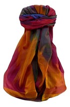Varanasi Ekal Premium Silk Long Scarf Heritage Saraf 2 by Pashmina &amp; Silk - $35.84