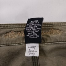 Kikit Jeans RN#98826 Women's Green Front Button Denim Jacket Pockets Size Medium image 4