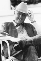 Bill Clinton classic smile seated in chair wearing stetson 24x36 Poster - $29.99