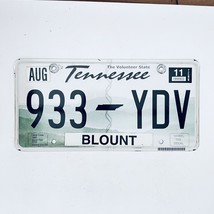 2011 United States Tennessee Blount County Passenger License Plate 933 YDV - £14.78 GBP