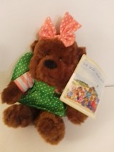 Russ The Good News Bears Girl in Green Polka Dot Dress Approx 5&quot; Tall Mint  - $19.99