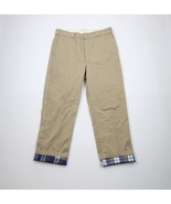 Vtg 90s Dickies Mens 36x32 Distressed Flannel Lined Wide Leg Work Pants ... - €46,79 EUR