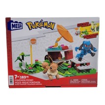 Mega Nintendo Pokemon Picnic Eevee and Riolu Building Toy 163 Piece Bloc... - $32.00