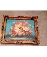 Elegant Artwork- floral painting, beautiful frame - $39.48