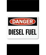 Diesel Fuel Danger Weatherproof Sign 10 Pack - $1,446.87 MXN