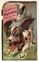 F.W. Humphrey Fine Clothing &amp; Co St. Louis Missouri Victorian Trade Card... - $12.00