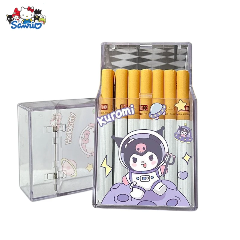 Sanrio Kuromi Cigarette Case Anime Cartoon Hello Kitty Kirby Kawaii Smoke Boxs - £9.53 GBP+