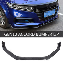 Brand New 3PCS 2018-2021 Honda Accord 4DR Carbon Fiber Look Front Body Bumper LI - $75.00