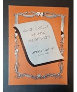 San Carlo Opera Company Opera Season 1947 Playbill Program - $715.09 MXN