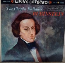 The Chopin Ballades Rubinstein [Vinyl] Chopin and Artur Rubinstein - $8.77