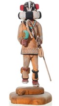 Hopi Assassin Fly Kokopelli Kachina, 11&quot; Humpback Katsina Sculpture Sam Tewa Vtg - £570.20 GBP