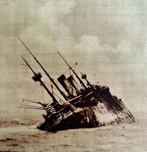 Sinking Of American Transport Covington Ship 1920s WW1 War Military GrnBin1 - $39.99