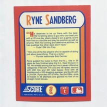 Ryne Sandberg 1990 Score #40 MVPs Magic Motion 3D Hologram MLB Baseball Card - £0.78 GBP