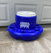 Cool Float Blue Floating Round Plastic Cooler Ice Chest Lake Pool River - $130.90