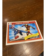 1990 IMPEL MARVEL UNIVERSE CAPTAIN AMERICA VS. WOLVERINE FAMOUS BATTLES ... - $5.93